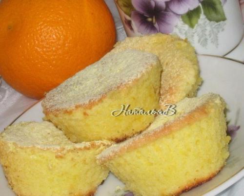 Воздушные, нежные апельсиновые кексики.