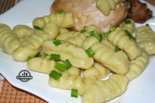 Картофельные ньокки.  Ингредиенты.