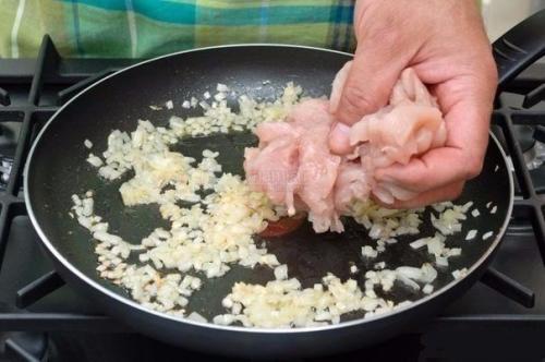 Куриное Филе в сливках с перцем. 01