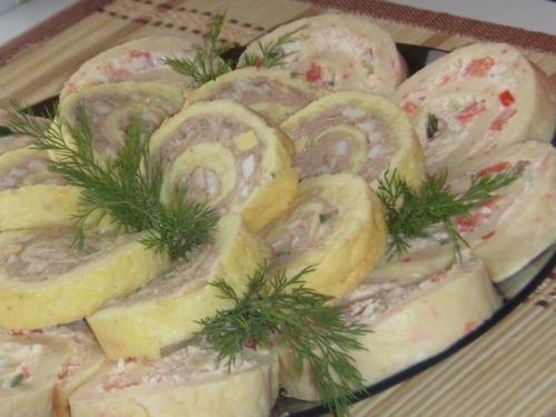 Рулеты на закуску: