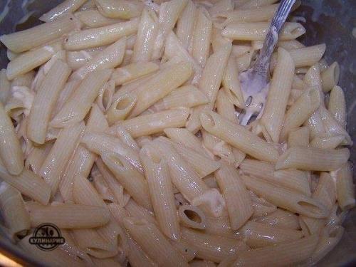 Паста с соусом карбонара. 04