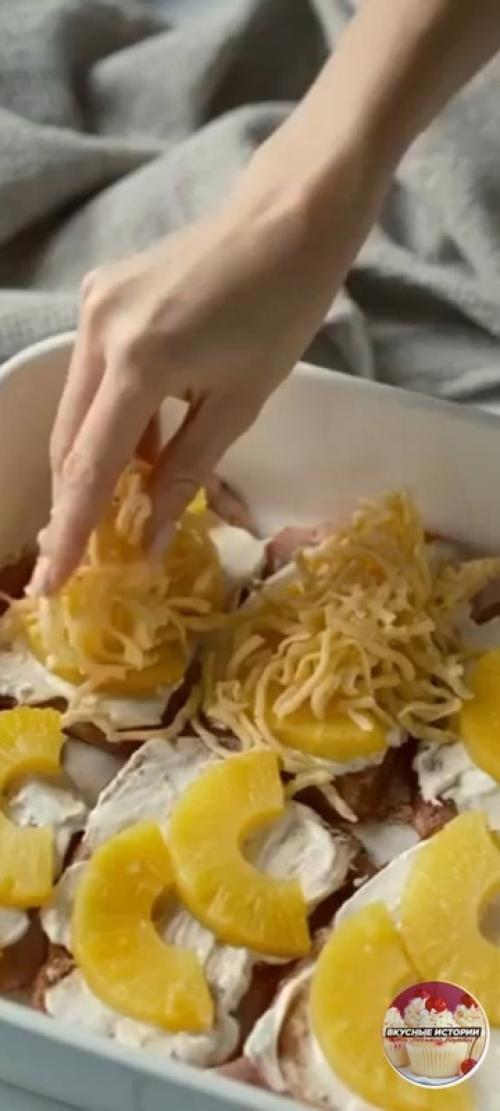 Куриная грудка с ананасами - это блюдо, которое нравится всем! 01