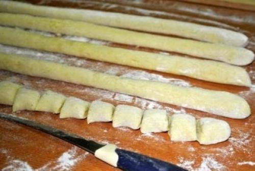 Картофельные ньокки.  Ингредиенты. 05