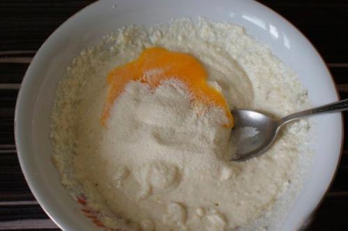 Творожное суфле с бананом. 02