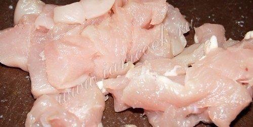 Сырный суп с курицей. 01