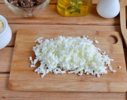 Слоёный салатик Печёнкин. 03