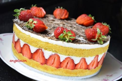 Клубничный торт Fraisier? 07