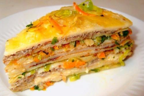 Топ - 8 вкуснейших закусочных блинных тортиков? 06