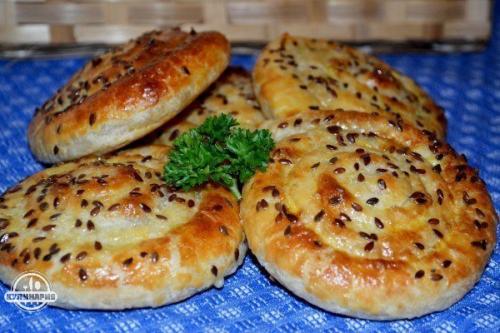 Сырные улитки.  Ингредиенты: