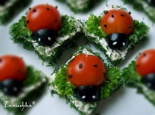 Топ - 6 самых красивых и вкусных закусок. 01