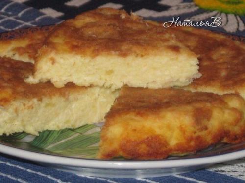 Детское меню - картофельная запеканка с курицей.