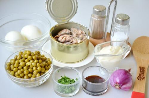 Рыбный салат Приятная Гармония. 01