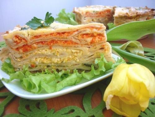 Топ - 8 вкуснейших закусочных блинных тортиков?