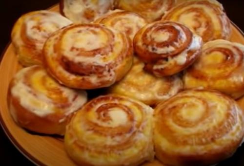 Завитушки с творогом и сметанной заливкой. 04 Завитушки с творогом и сметанной заливкой. 04