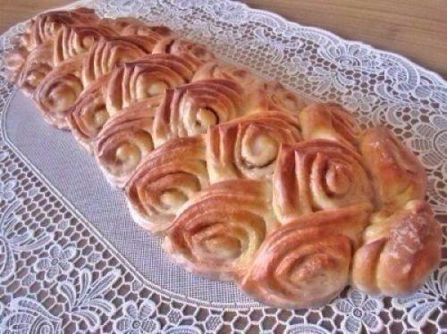 Рулет - плетёнка.  Ингредиенты: