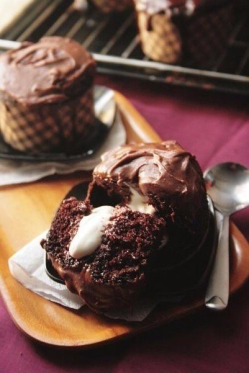 Очень вкусные и быстрые шоколадные капкейки? 05