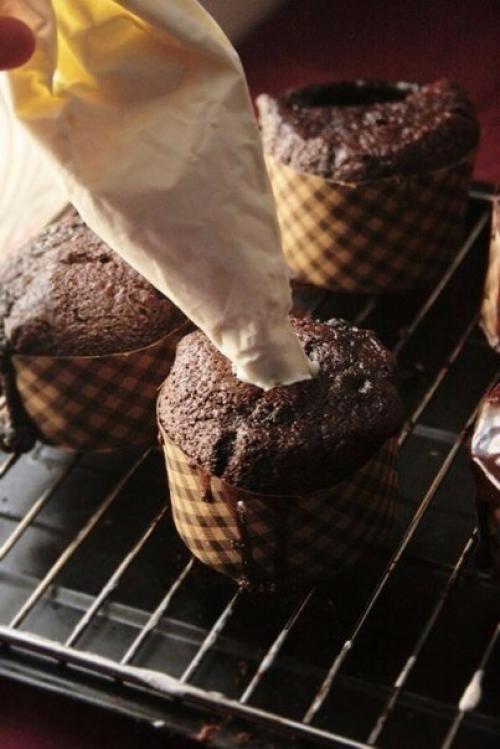 Очень вкусные и быстрые шоколадные капкейки? 04