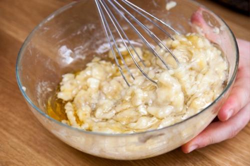 Банановые кексы.  Простая выпечка для посиделок с чаем. 06