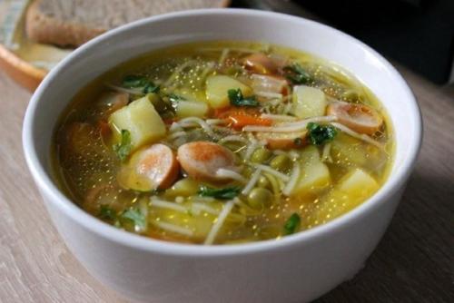 Обалденный супчик с сосисками! 06