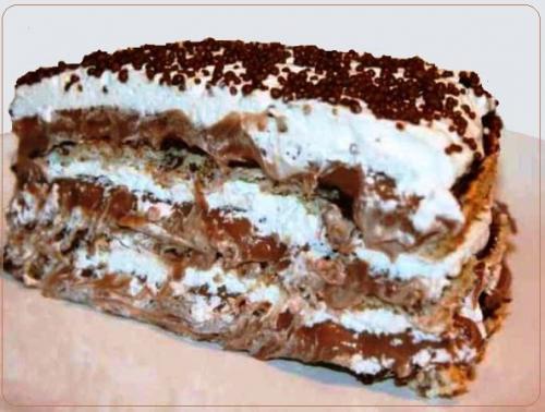 Шоколадный торт Несквик.