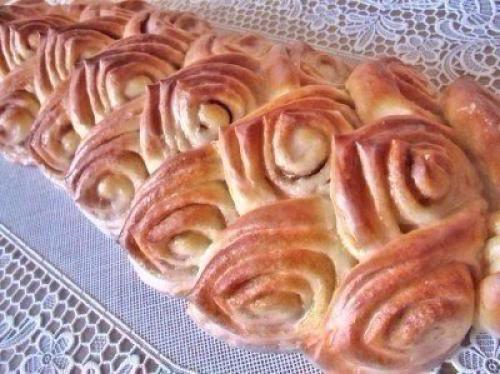 Рулет - плетёнка.  Ингредиенты: 08