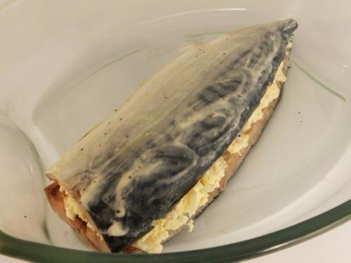 Запеченная скумбрия с сыром. 05