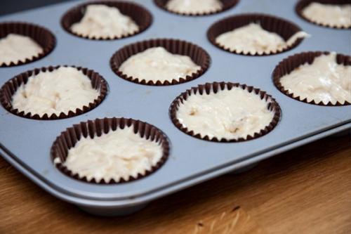 Банановые кексы.  Простая выпечка для посиделок с чаем. 09