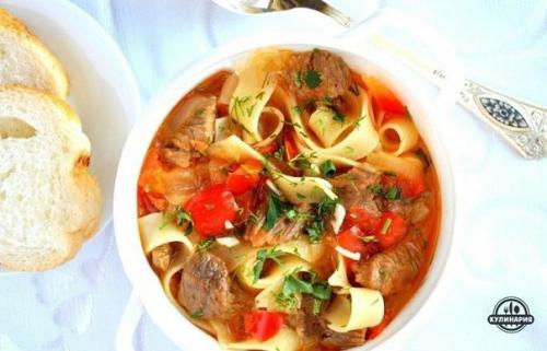 Вкуснейшие лагман.  Ингредиенты: 06