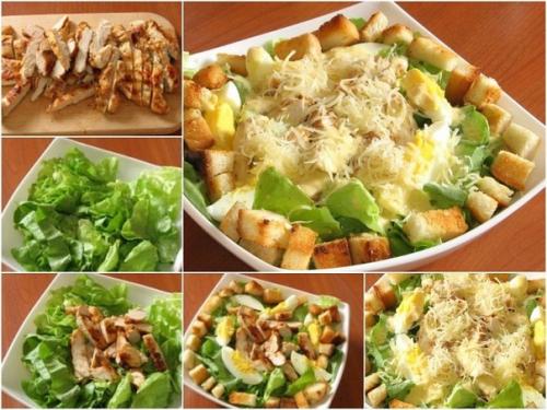 Салат Вкусный с курочкой и сухариками. Салат Вкусный с курочкой и сухариками.