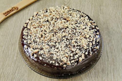 Постный шоколадный торт. Постный шоколадный торт.