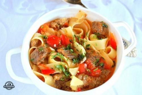 Вкуснейшие лагман.  Ингредиенты: