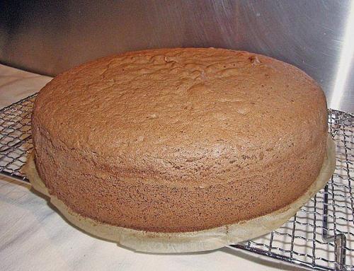 Шоколадный бисквит.  Ингредиенты: