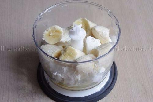 Сырники из творога с бананом. 02 Сырники из творога с бананом. 02