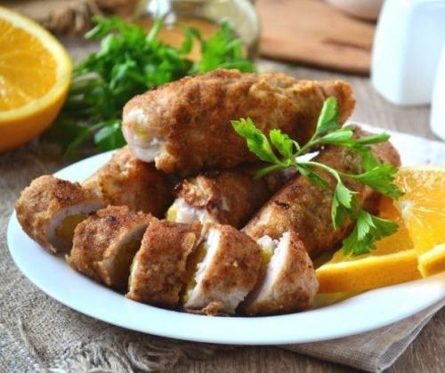 Мясные рулетики с сюрпризом. 05