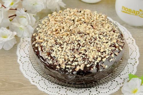 Постный шоколадный торт. 06 Постный шоколадный торт. 06