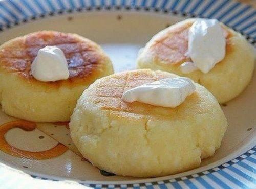 Воздушные сырники.  Ингредиенты: