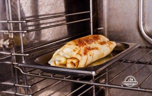 Блины с творогом и фруктами. 06