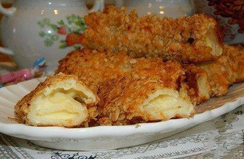Горячие бутерброды - трубочки. Горячие бутерброды - трубочки.
