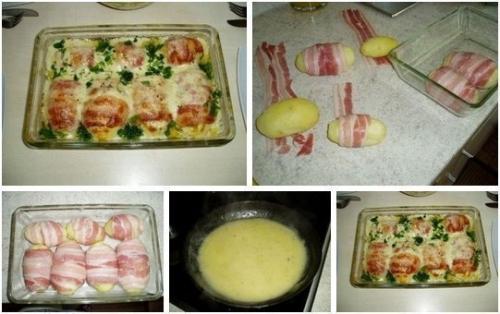 Картошка в одежке.  Просто и очень вкусно!