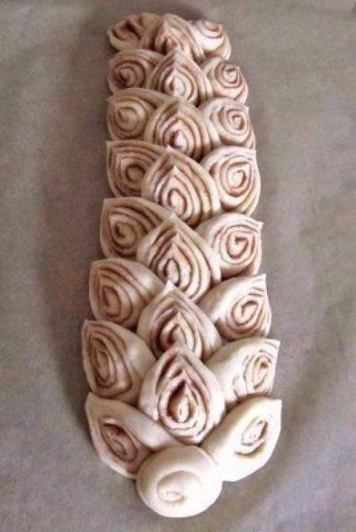 Рулет - плетёнка.  Ингредиенты: 06