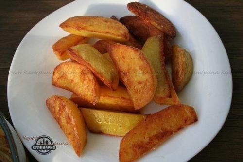 Запеченный картофель.  Ингредиенты: