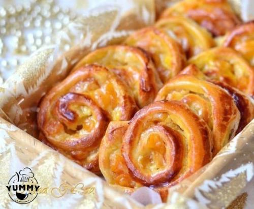 Ванильные французские булочки.