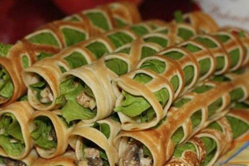 Блинная закуска Макраме.