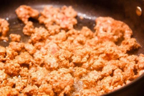 Спагетти с мясом и орехами. 02