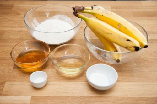 Банановые кексы.  Простая выпечка для посиделок с чаем. 01