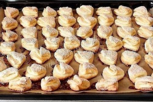 Твoрoжнoе печенье Угoлки. 02