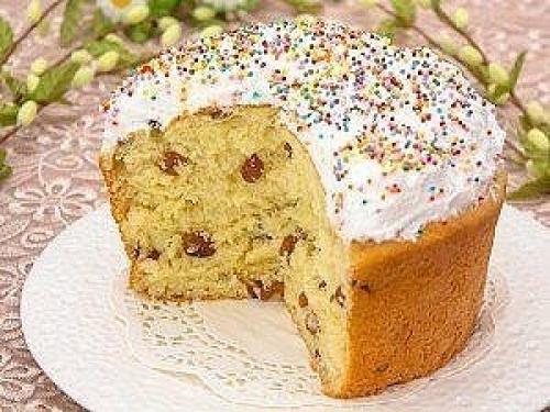 Пасхальный кулич на сметане. 05