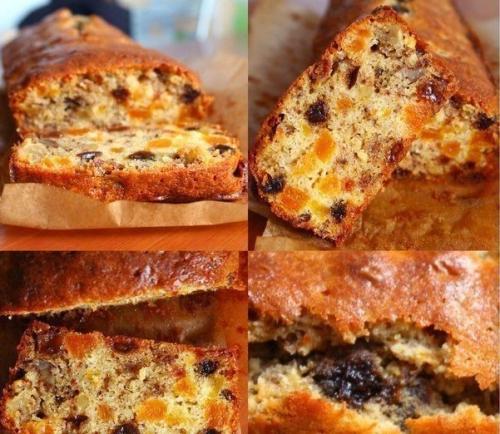 Ароматный кекс с сухофруктами?