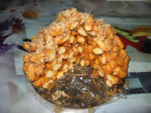 Торт из кукурузных палочек (торт без выпечки. 

