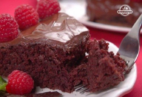 Моментальный шоколадный торт. 04